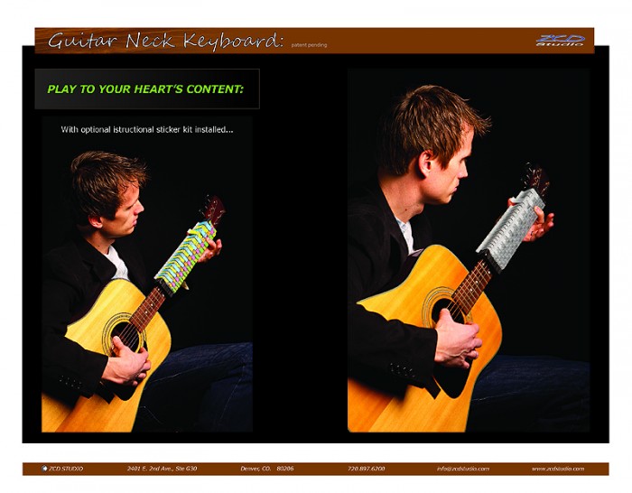 Guitar Neck Keyboard,  | International Design Awards Winners